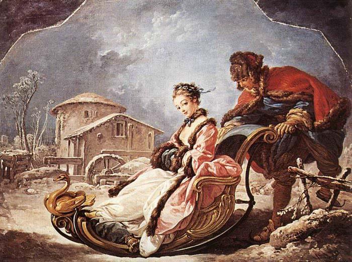 Francois Boucher Winter oil painting picture